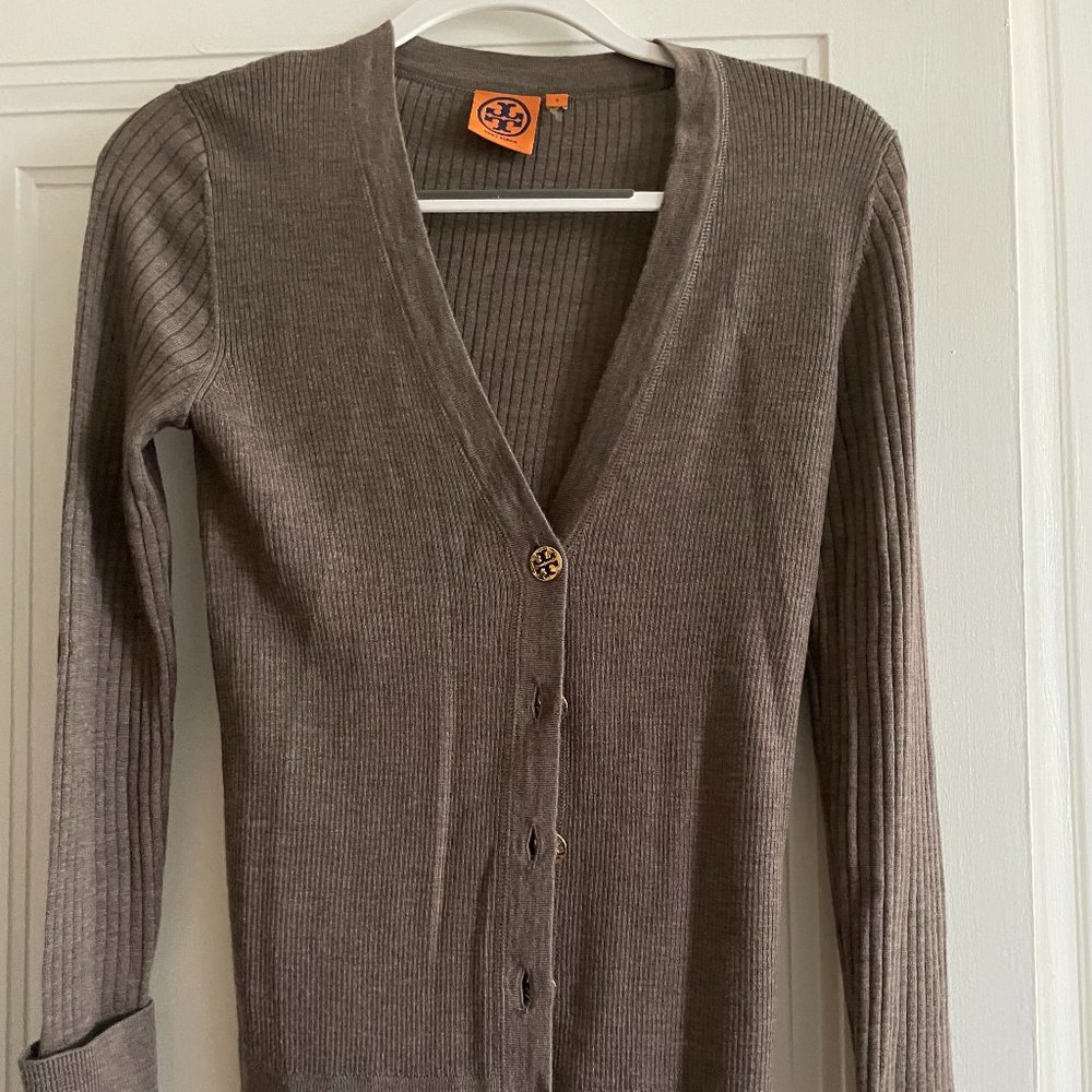 Brown Cardigan - Tory Burch - Size S